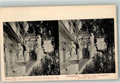 Corfu Denkmal Terassen im Achilleion