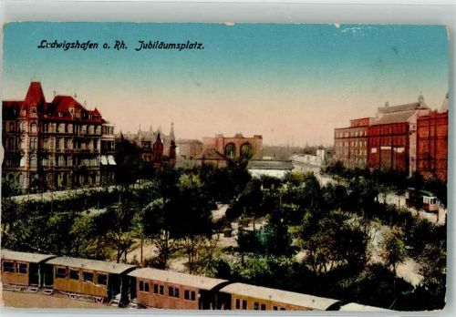 Ludwigshafen Jubiläumsplatz Eisenbahn