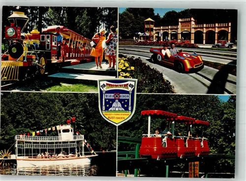 Rust Europa-Park Monza- Western- und Einschienenbahn Mississippi-Raddampfer