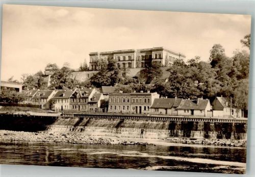 Bernburg Fischergasse und Karl-Marx-Oberschule Fotograf Schmidt VEB Bild und Heimat