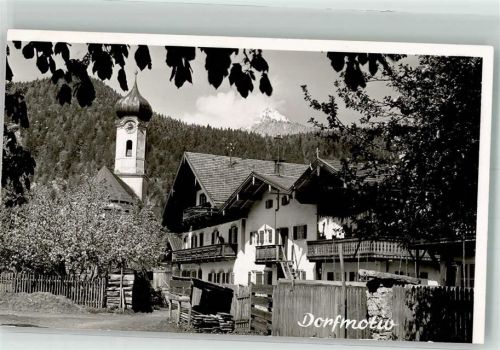 Farchant Kirche Foto Original aus Archiv eines Ansichtskartenverlages