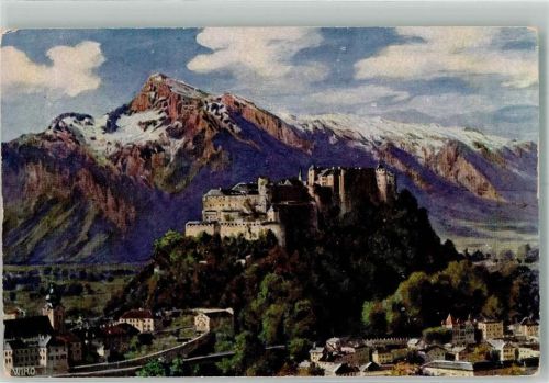 Salzburg 1920 Nr. 2375B Festung mit Untersberg