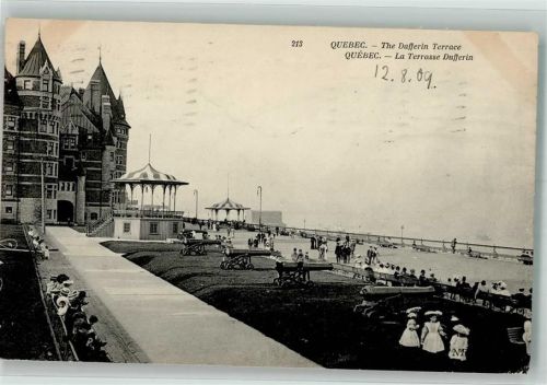 Quebec 1909 The Dufferin Terrace