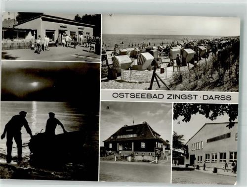 Zingst Strandstraße Strandleben Kurhaus FDGB-Erholungsheim Nordlicht VEB Bild und Heimat