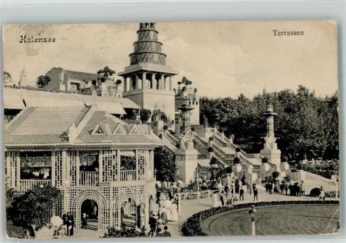 Halensee 1907 Gasthaus Terrassen