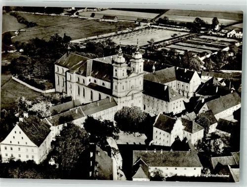 Waldsassen Fliegeraufnahme von Basilika und Kloster