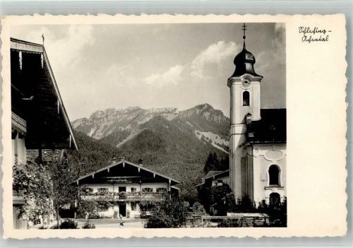 Schleching 1950 Kirche Notopfermarke Berlin