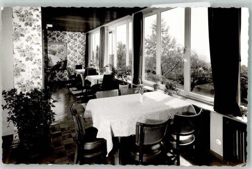 Todenmann Hotel Weserberghaus Gaststube Foto Original aus Archiv eines Ansichtskartenverlages Ort handschriftlich