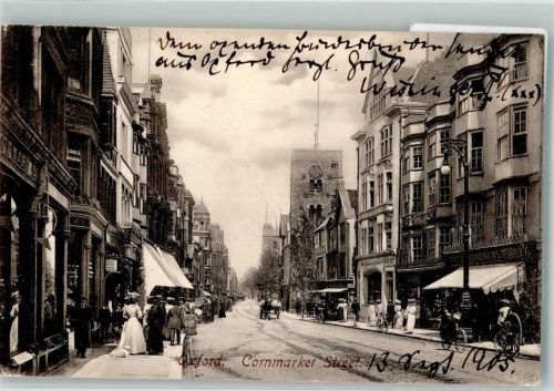 Oxford 1905 Cornmarket Street