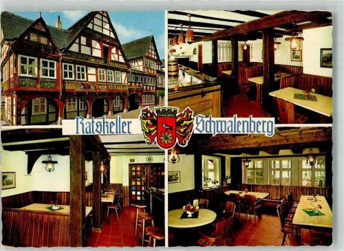 Schwalenberg Gasthaus Ratskeller Gaststube Fachwerk