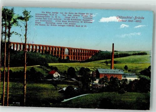 Netzschkau 1926 Göltzschtalbrücke mit Chronik Verlag Zieher, Ottmar 6584