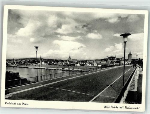Karlstadt Neue Brücke mainansicht