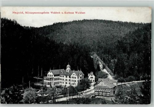 Nagold Krankenhaus Militärgenesungsheim Waldeck Kurhaus Waldlust