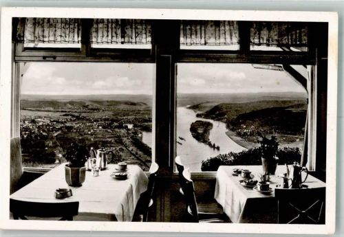 Drachenfels Hotel Gasthaus auf dem Drachenfels mit Blick ins Rheintal