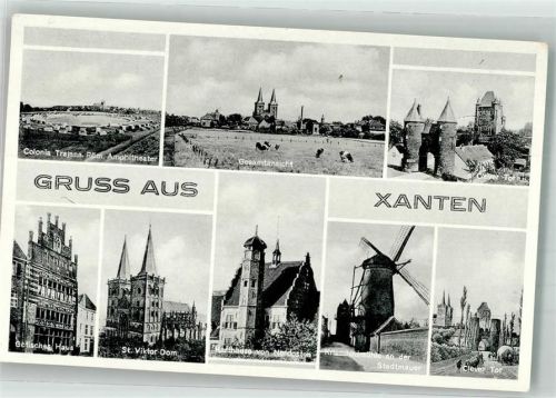 Xanten Denkmal Colonia Trajana clever Tor Windmühle St. Viktor Dom