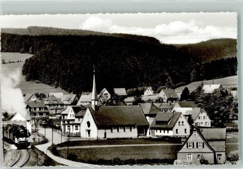 Willingen Kath. Kirche Eisenbahn