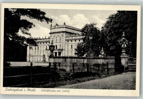 Ludwigslust Schloss Schlossbrücke
