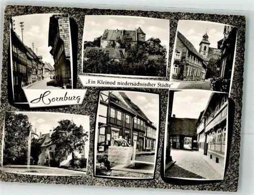 Hornburg 1964 Burg Straße Brunnen
