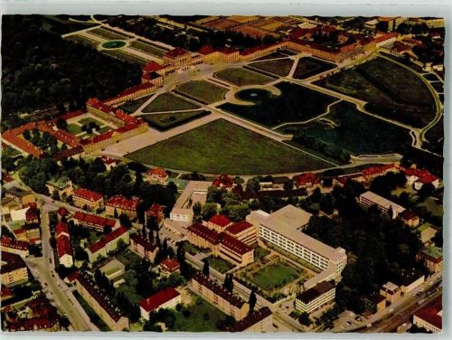 Nymphenburg Fliegeraufnahme Krankenhaus Barmh. Brüder