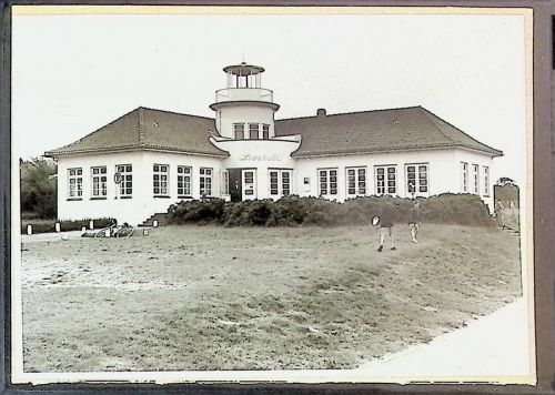 Duhnen Foto montiert auf Karton Lesehalle Fotograf Otto Schulze