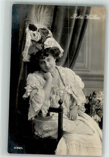 1907 Portrait der Sängerin Reta Walter