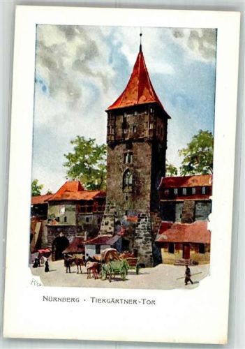 Nürnberg 1906 Tiergärtner Tor Bayerische Jubiläums-Landesausstellung