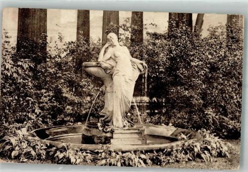 Berlin Mitte 1918 Brunnen im Garten der Nationalgalerie Erotik Gravüre No. 119