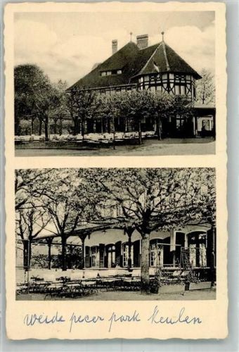 Köln Weidenpesch 505 Gasthaus Weidenpecher Park Ort handschriftlich