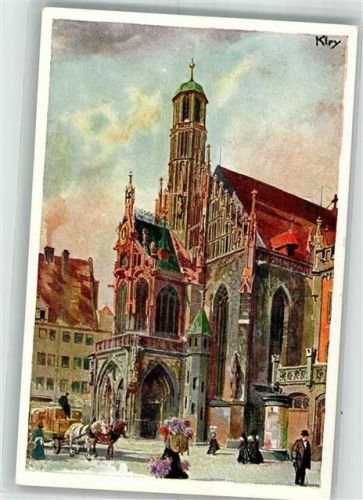 Nürnberg Frauenkirche Litfaßsäule