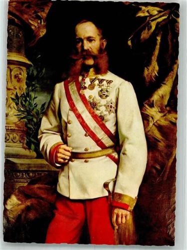 Der österreichische Kaiser in Uniform mit Orden