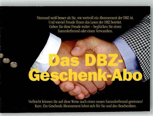 Nassau Deutsche Briefmarken-Zeitung Geschenk-Abo Paul Parey Zeitschriftenverlag