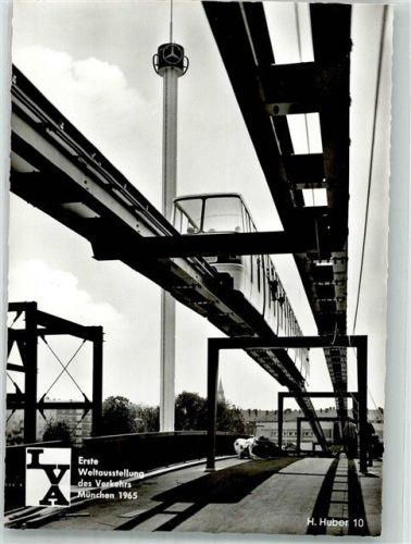 München Foto H. Huber IVA 1. Weltausstellung d. Verkehrs Monorail