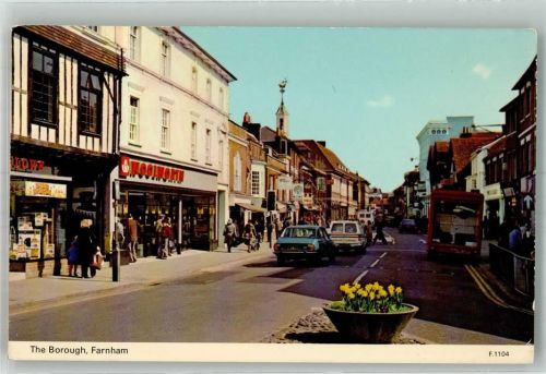 Winchester Farnham Geschäft Auto The Borough