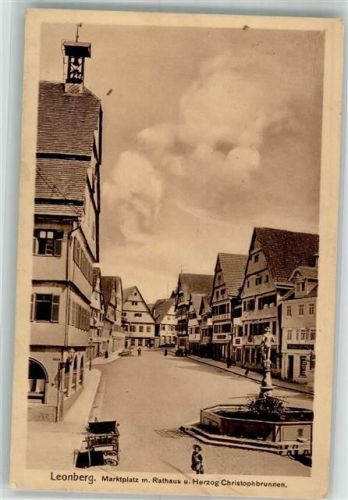 Leonberg 1913 arktplatz Rathaus