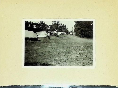 Duhnen Foto montiert auf Karton Campingplatz am Grooten Steen Fotograf Otto Schulze