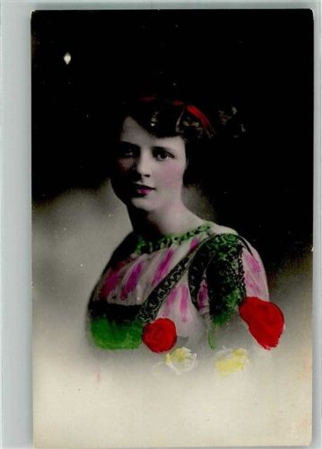 1917 Portrait Foto Frau fotoverlag, unsortiert
