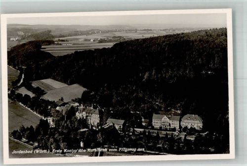 Jordanbad Fliegeraufnahme des Sanatoriums