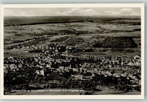 Uhingen Fliegeraufnahme Holzhausen Schurwald