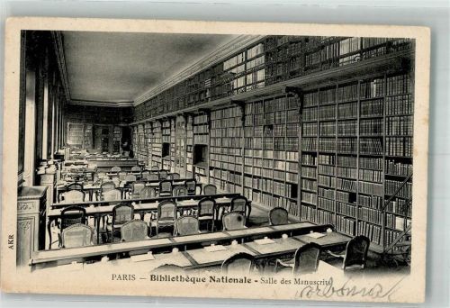 Paris Lesesaal in der Bibliotheque Nationale