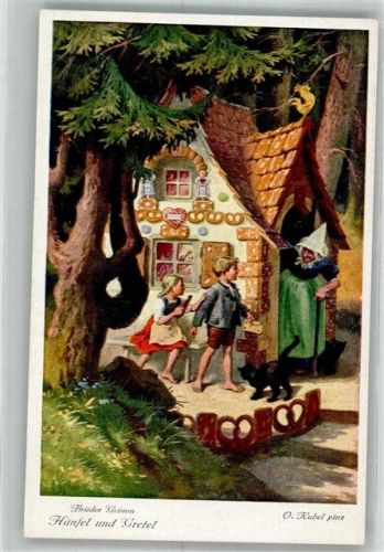 Hänsel u. Gretel Gebrüder Grimm F.Ph.G.Serie 125 Nr. 3714