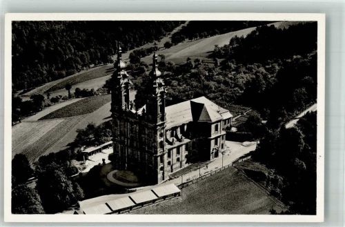 Vierzehnheiligen Fliegeraufnahme der Basilika Vierzehnheiligen