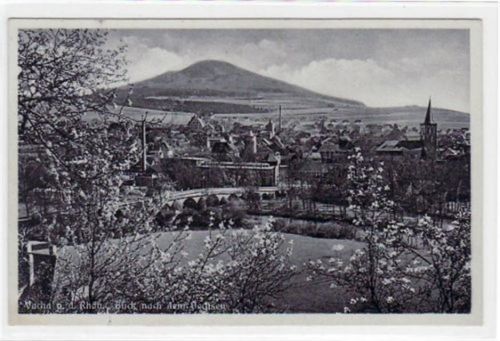 Vacha Vacha mit Blick nach dem Oechsen gelaufen von ca. 1940. Gute Erhaltung.