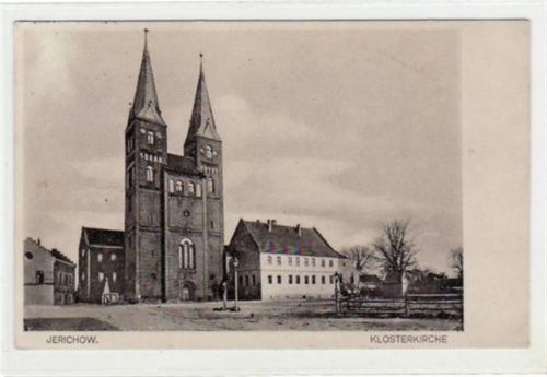 Jerichow mit Klosterkirche gelaufen von 1940. Gute Erhaltung.