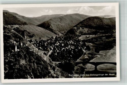Karden Fliegeraufnahme Siebengebirge Mosel Brücke Kirche