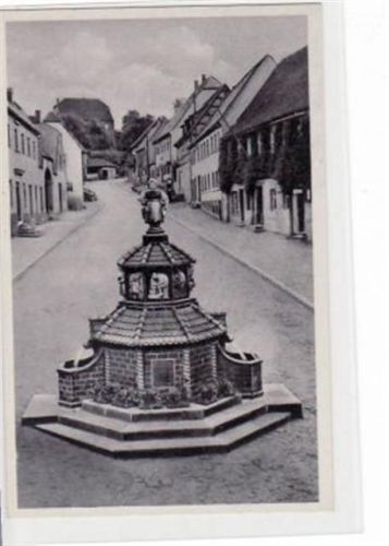 Kohren - Sahlis mit Töpferbrunnen. ungelaufen handschriftliches Datum von 1969. Top Erhaltung.