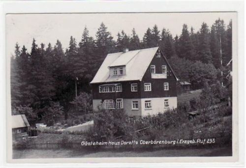 Kurort Bärenburg Oberbärenburg i. Erzgeb. mit Gästeheim Haus Dorette. Karte beschrieben. Gute Erhaltung.