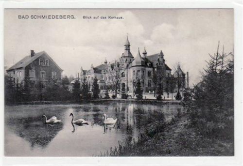 Bad Schmiedeberg Bad Schmiedeberg mit Blick auf das Kurhaus gelaufen von 1909. Gute Erhaltung.