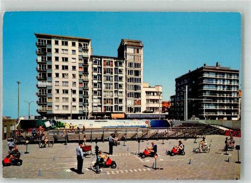 Middelkerke Fahrrad Bobby-Car Verkehrserziehung Spielplatz