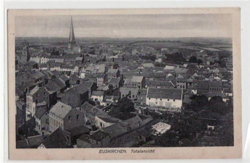 Euskirchen Euskirchen gelaufen von 1914. Ecken mit Albumabdrücken, leicht stockfleckig, sonst gut erhalten