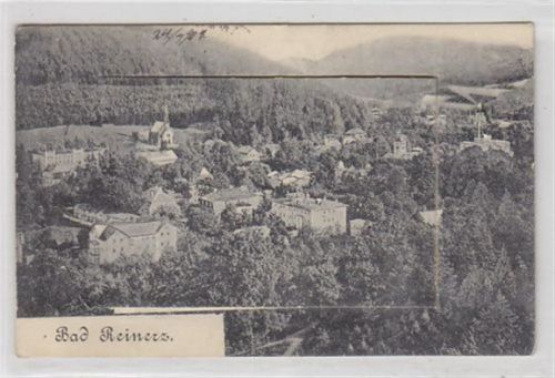 Bad Reinerz Leporello Bad Reinerz - Duszniki Zdrój / Kreis Glatz - Klodzko mit verschiedenen Abbildungen gelaufen 1907. Gute Erhaltung.